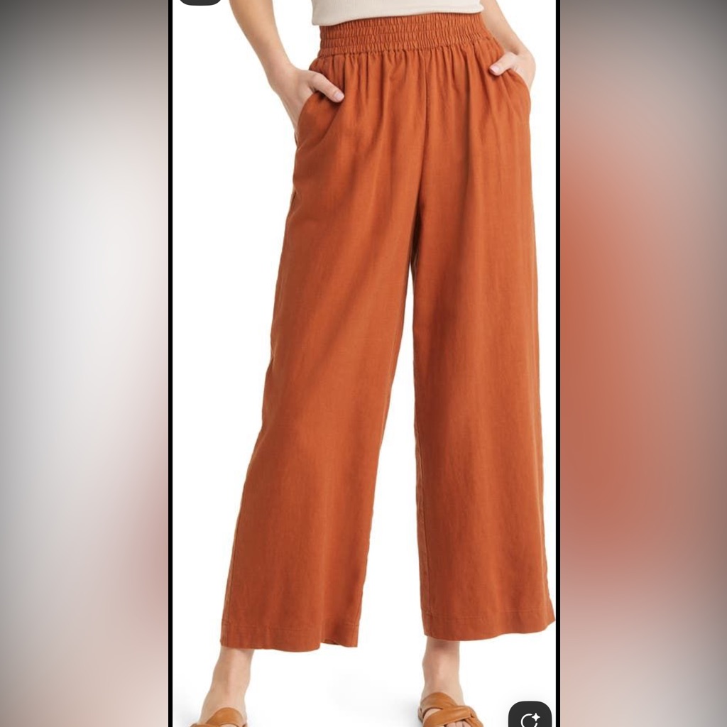133 Nwot Sanctuary Orange Wide-Leg Pants Size S